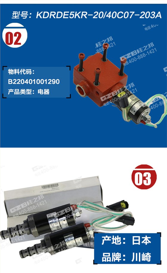 挖掘機(jī)比例伺服閥