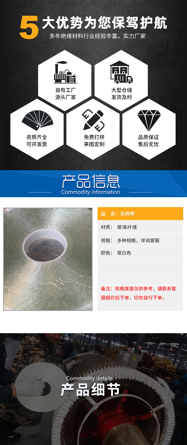 2851H級網(wǎng)狀無緯帶