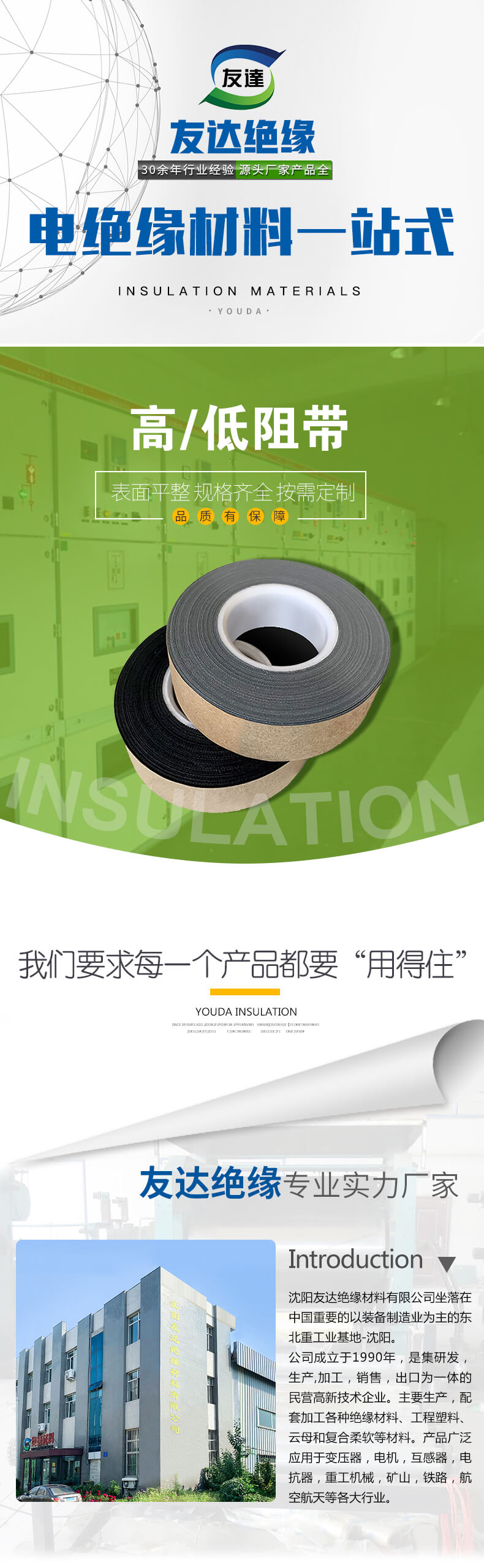 高低電阻防暈帶