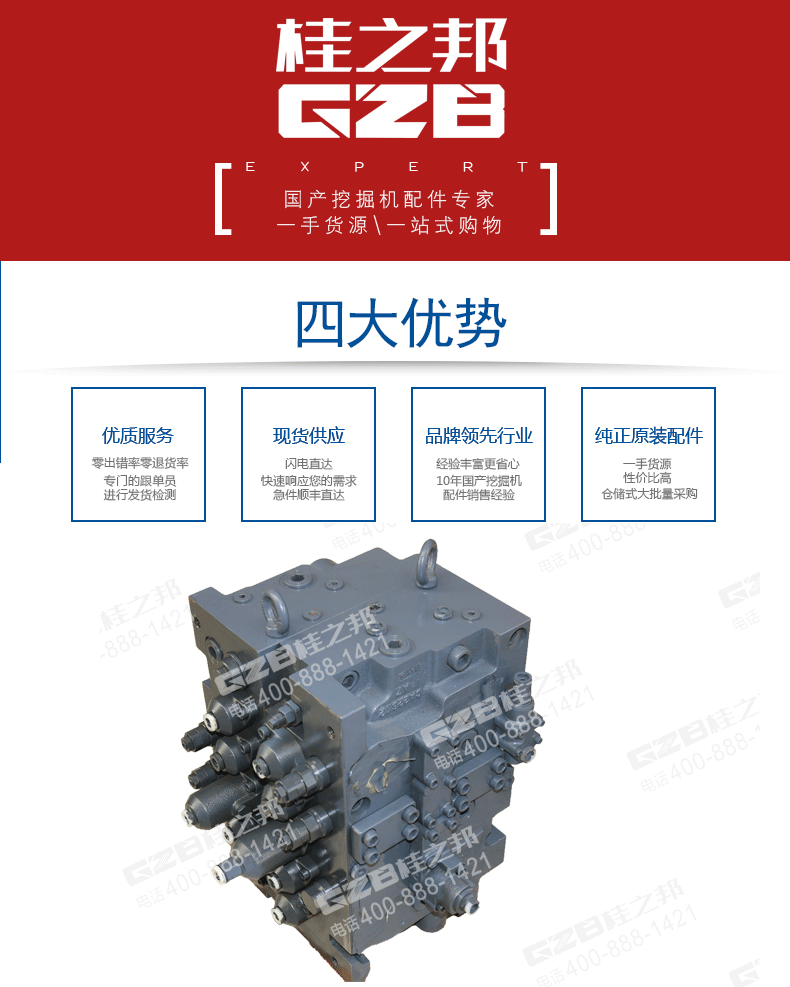 徐工挖掘機(jī)分配閥