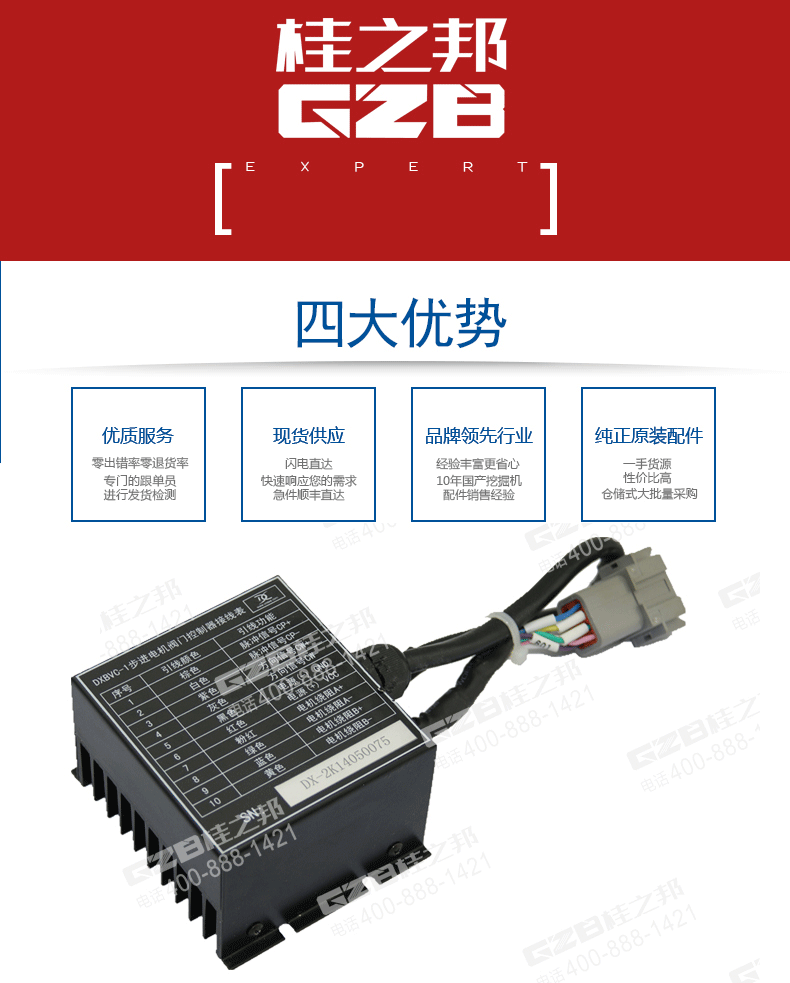 三一挖掘機(jī)步進(jìn)電機(jī)閥門(mén)控制器