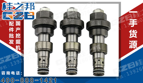 銷(xiāo)售徐工XE250挖掘機(jī)(行走)主溢流閥 挖掘機(jī)配件批發(fā)市場(chǎng)