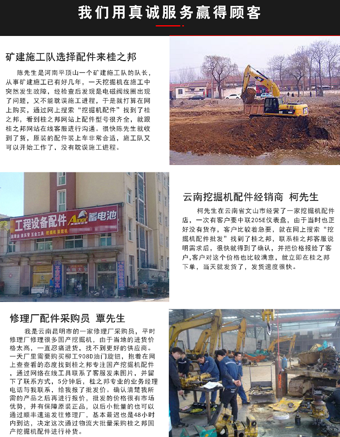 挖掘機配件批發(fā)廠家